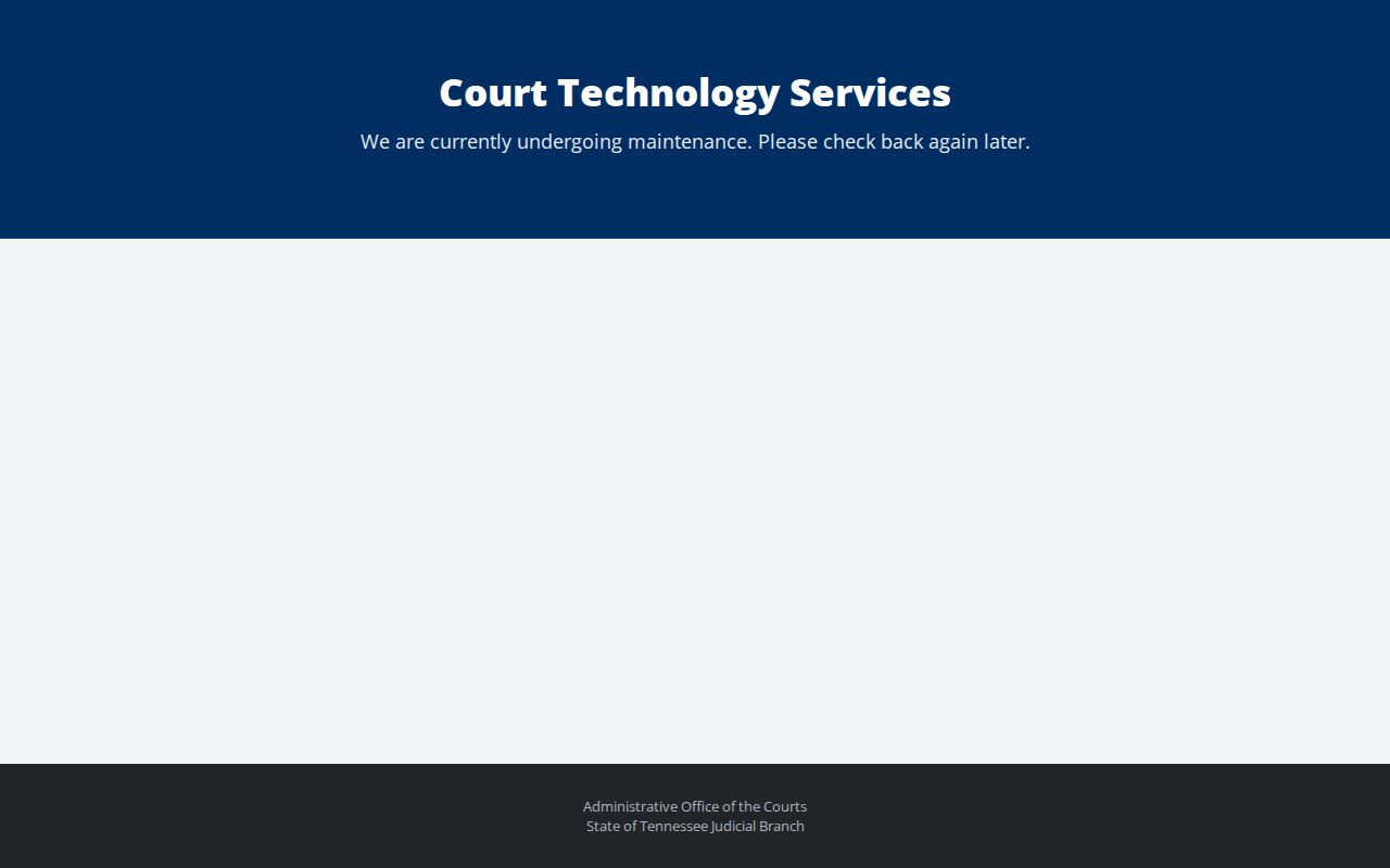 DeKalb County bench warrant Tennessee rules index