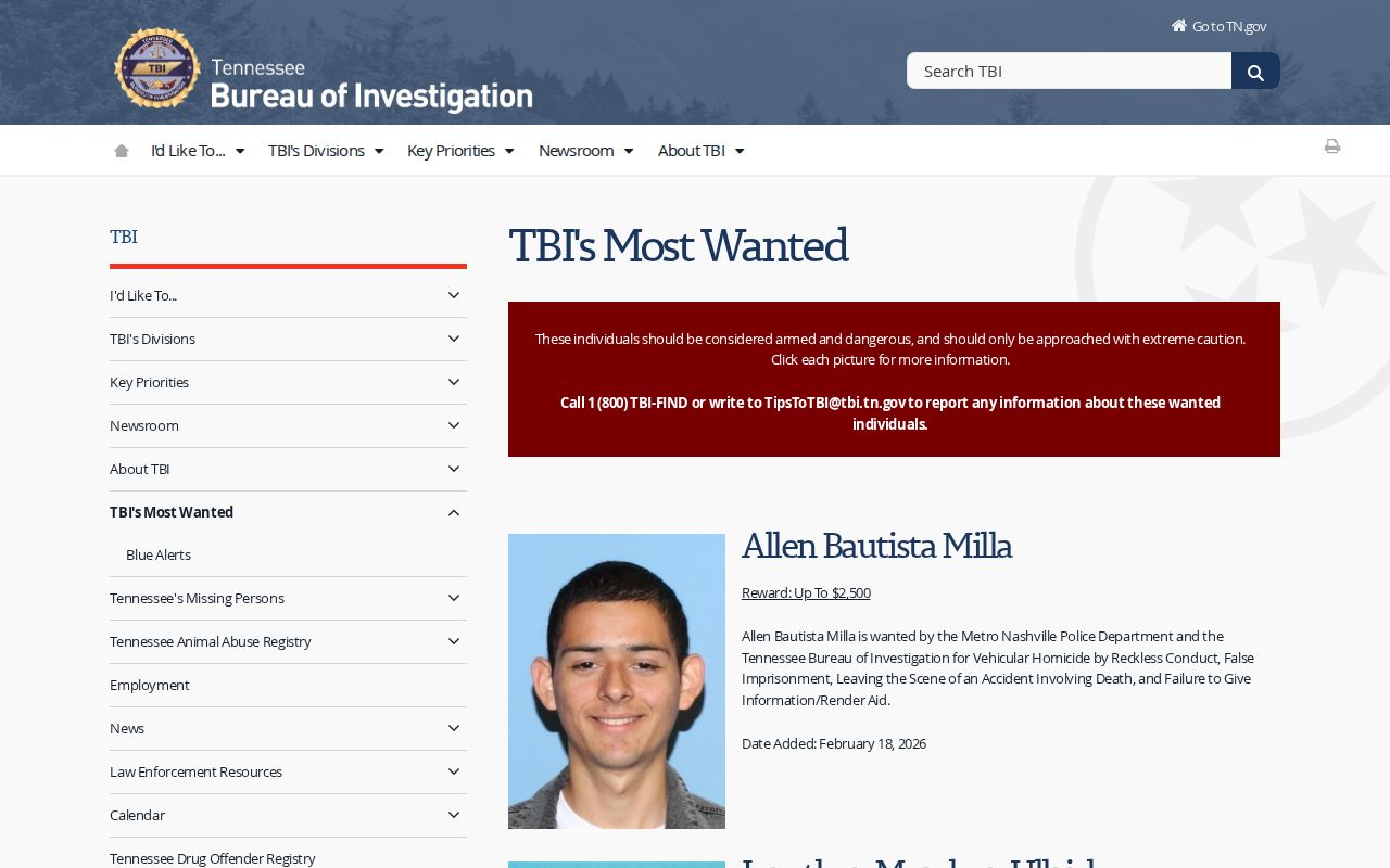 DeKalb County warrant records most wanted statewide program interface