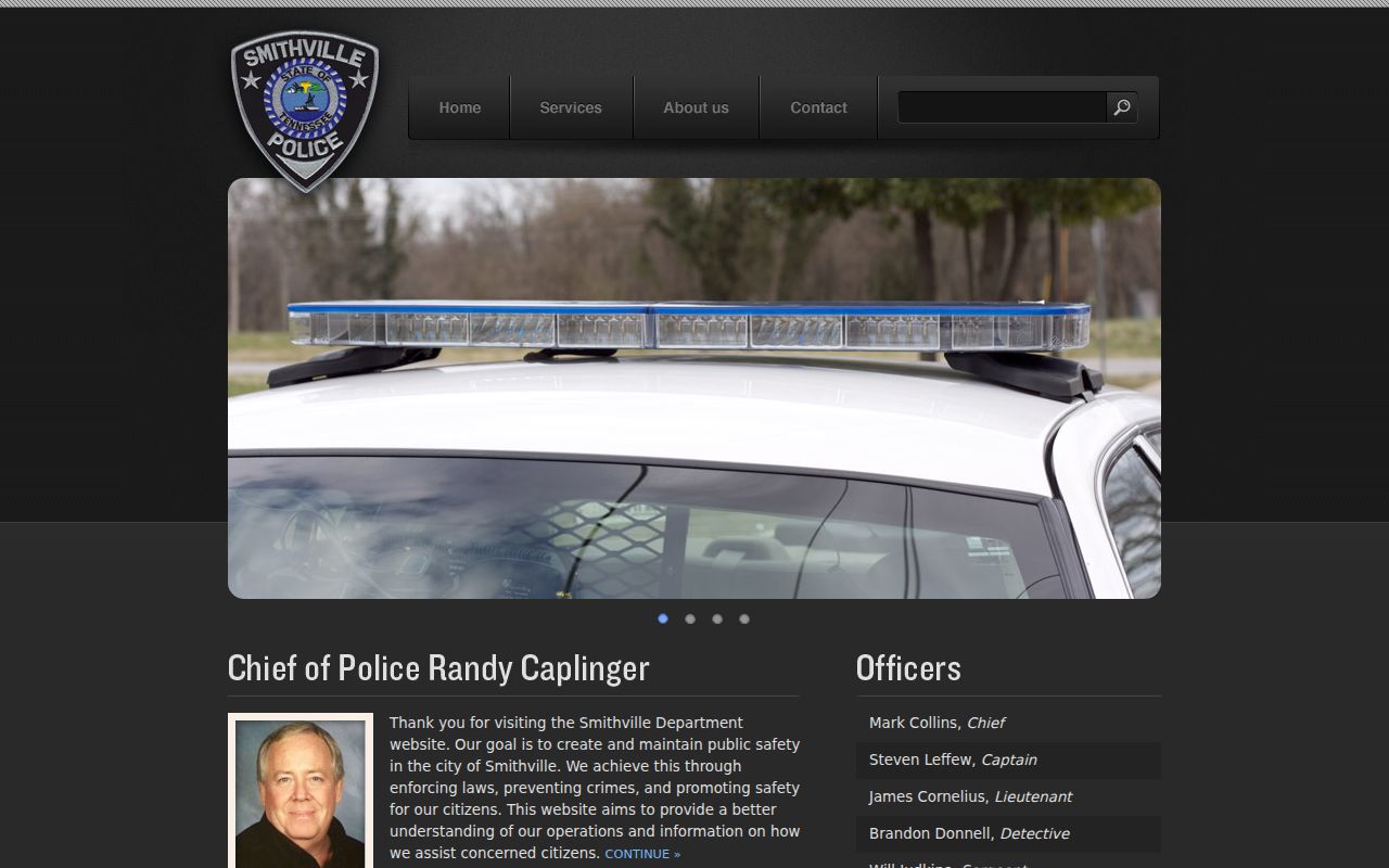 Smithville warrant records police department contact page